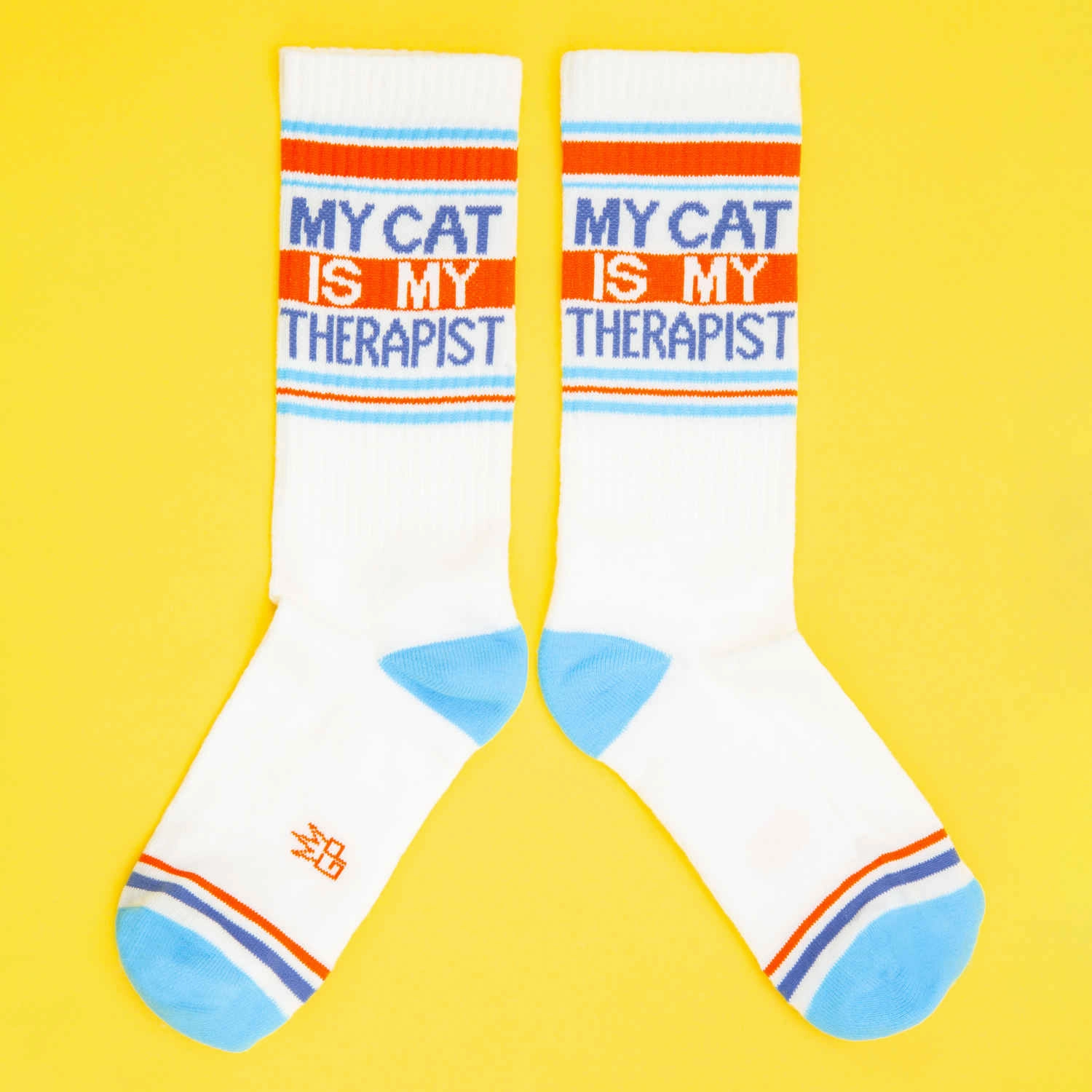 My Cat Is My Therapist - Gym Crew Socks