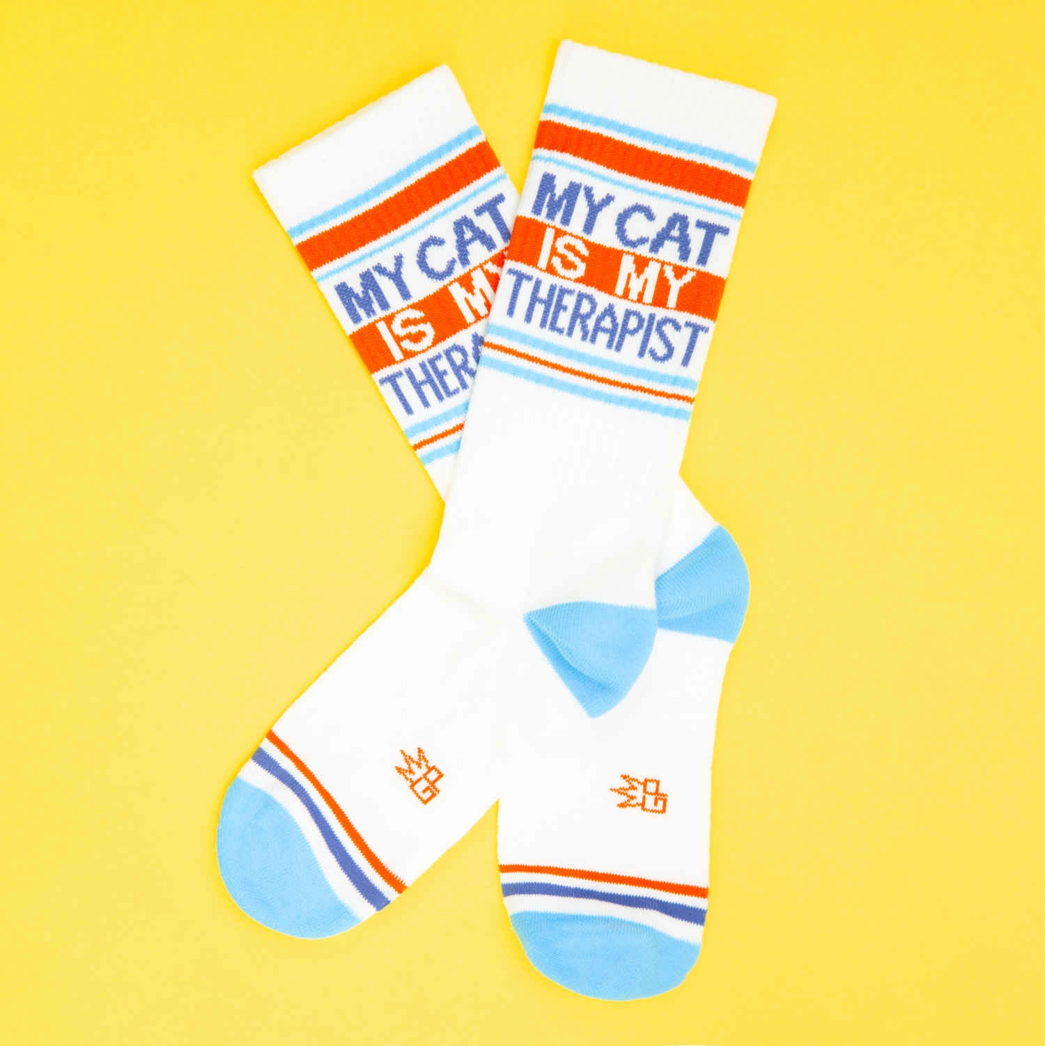 My Cat Is My Therapist - Gym Crew Socks