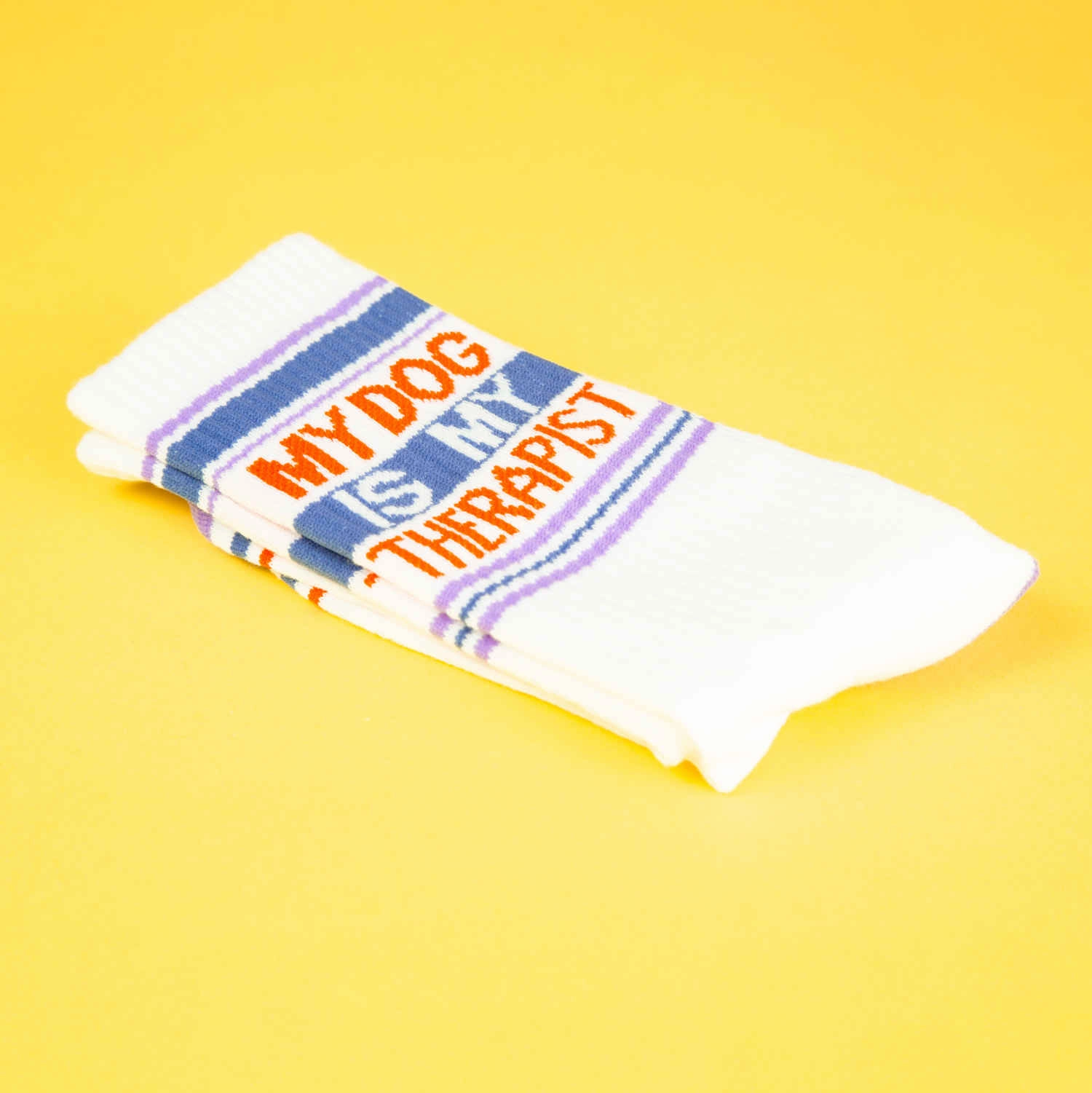 My Dog Is My Therapist - Gym Crew Socks
