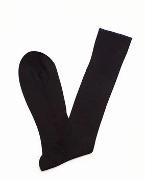 NAVY MID-CALF HOSE COTTON SOCKS