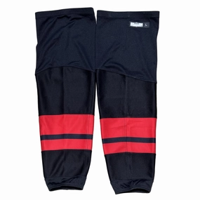 New - CCM OHL Game Sock (Black/Red)