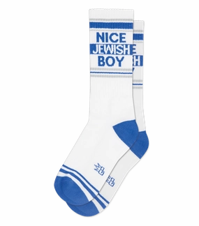 Nice Jewish Boy - Gym Crew Socks