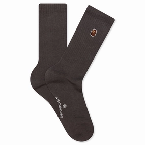 One Point Socks - Charcoal