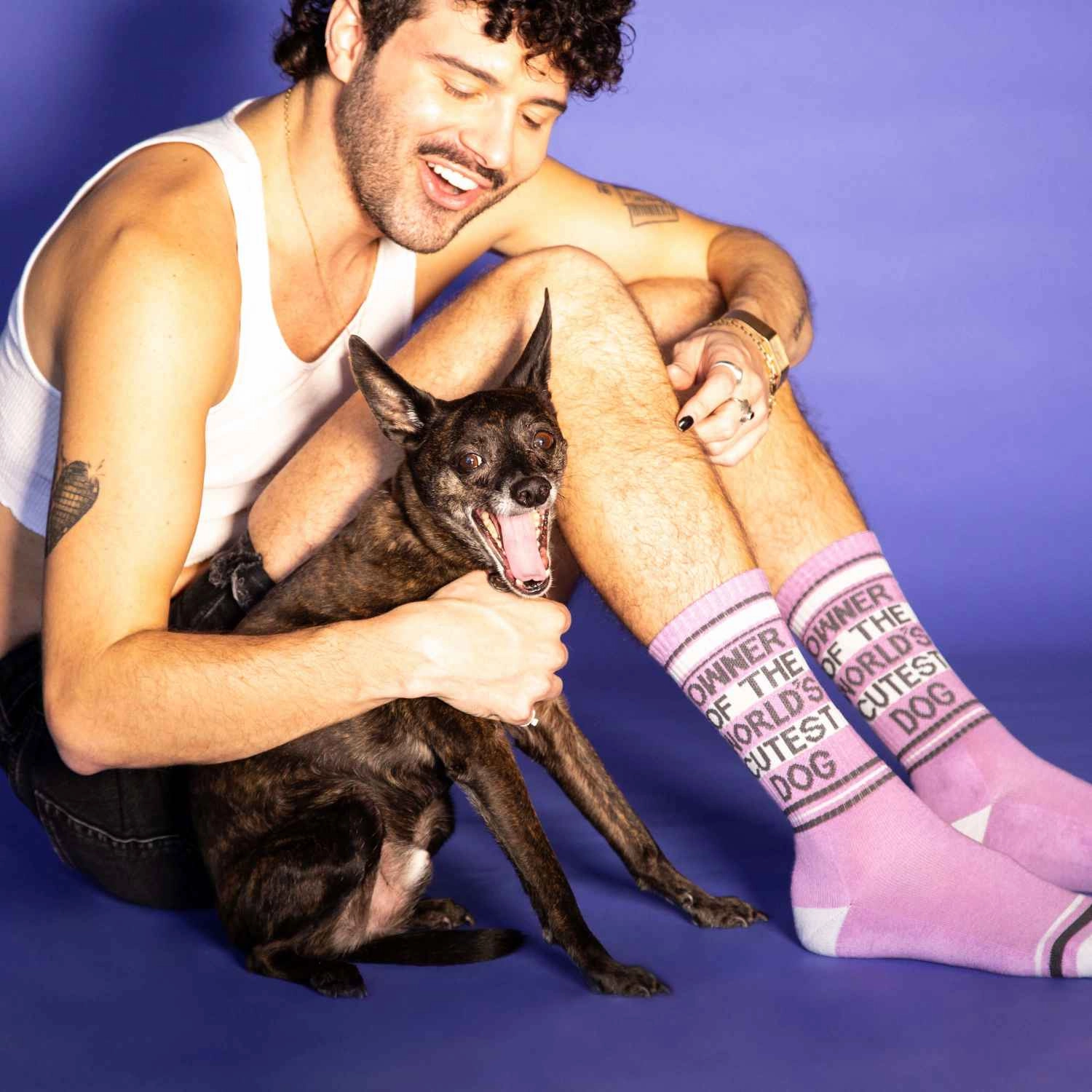 Owner of The World's Cutest Dog - Gym Crew Socks