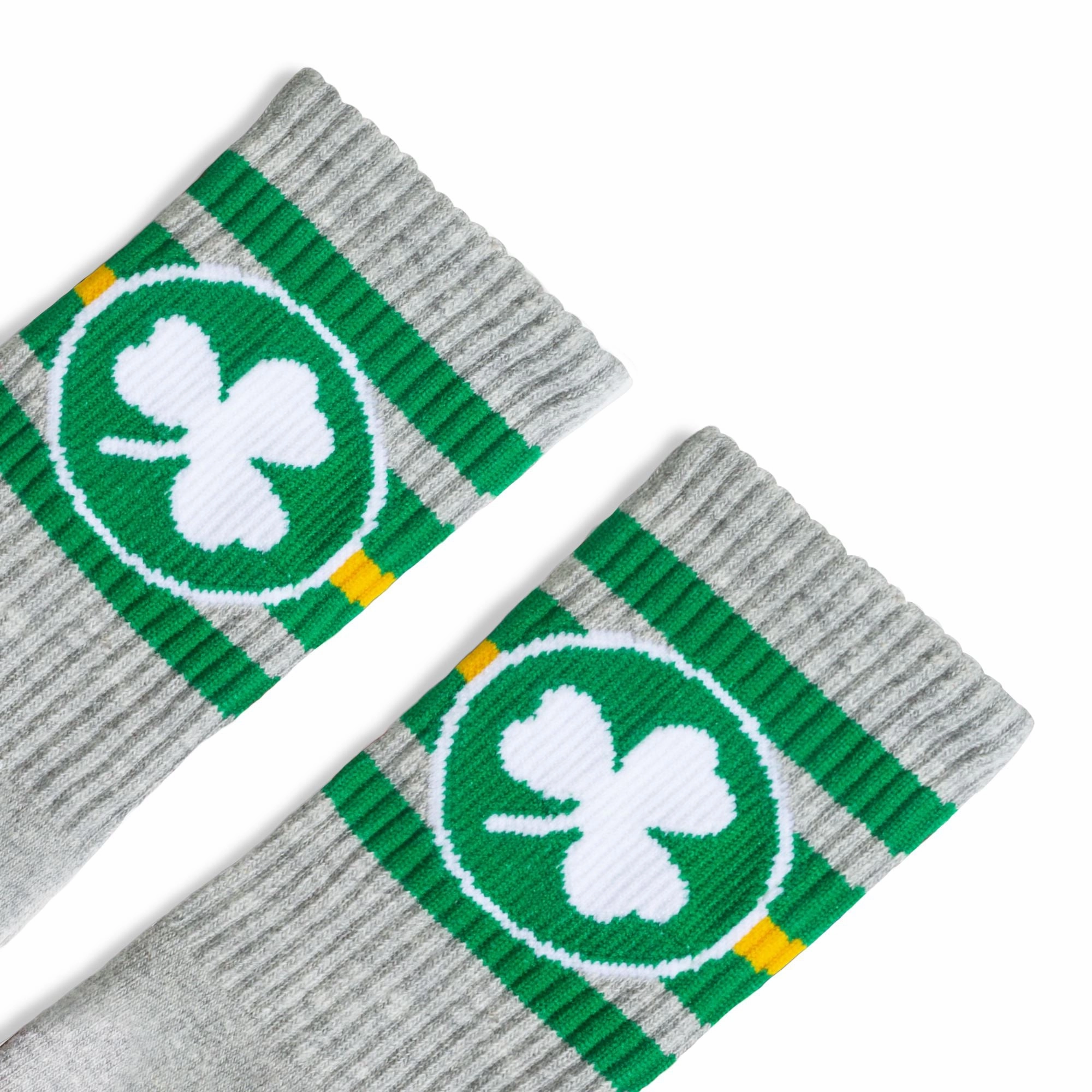 Shamrock Socks | Heather Grey