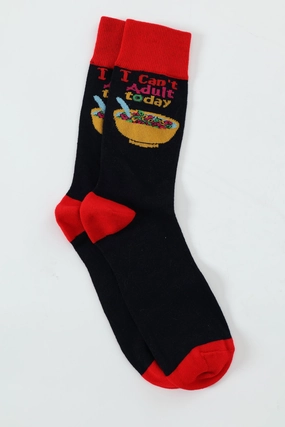 Single Can't Adult Anklet Socks - Navy