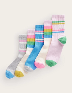 Sock Box 5 Pack-Multi Slogan