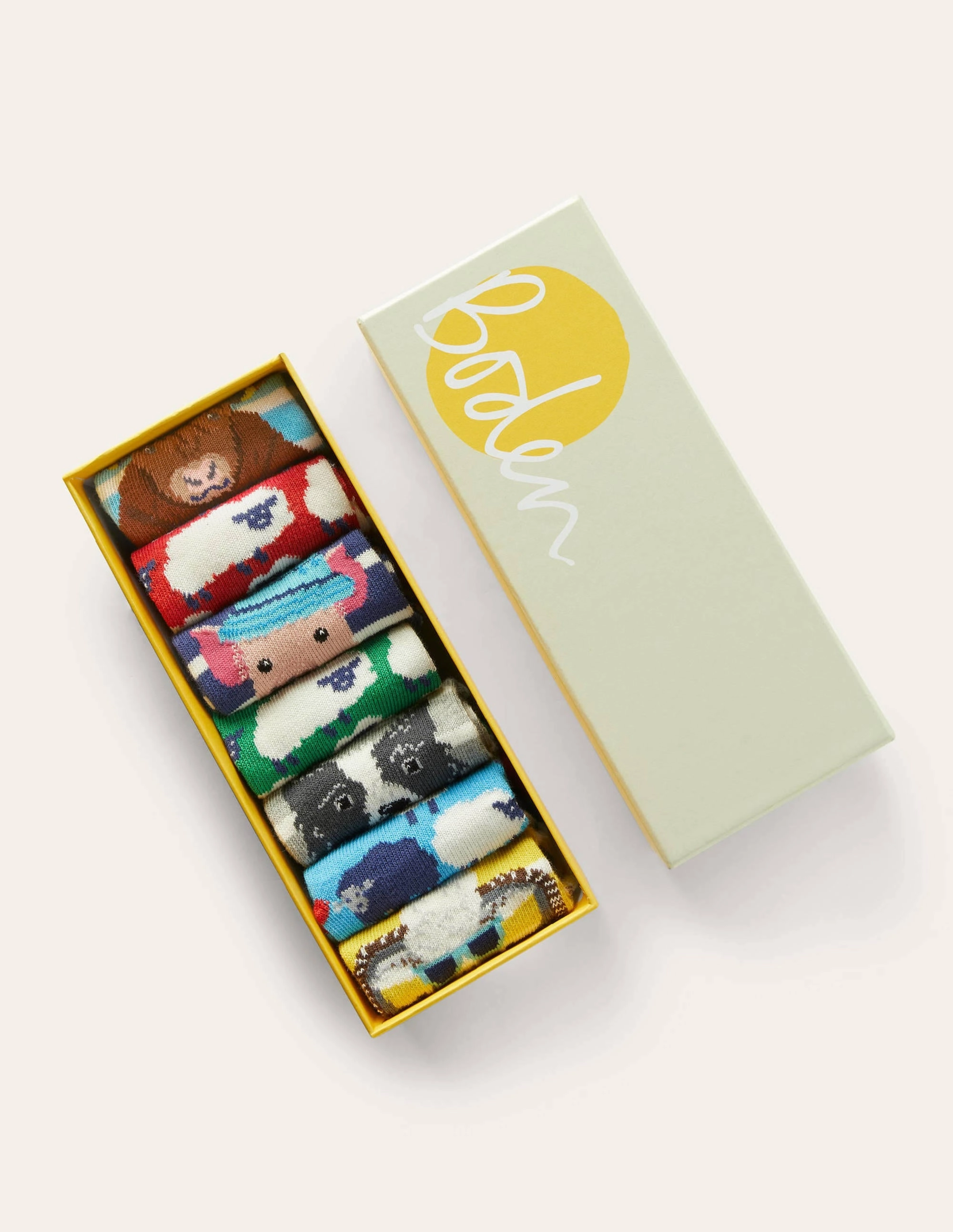 Sock Box 7 Pack-Mini Sheep