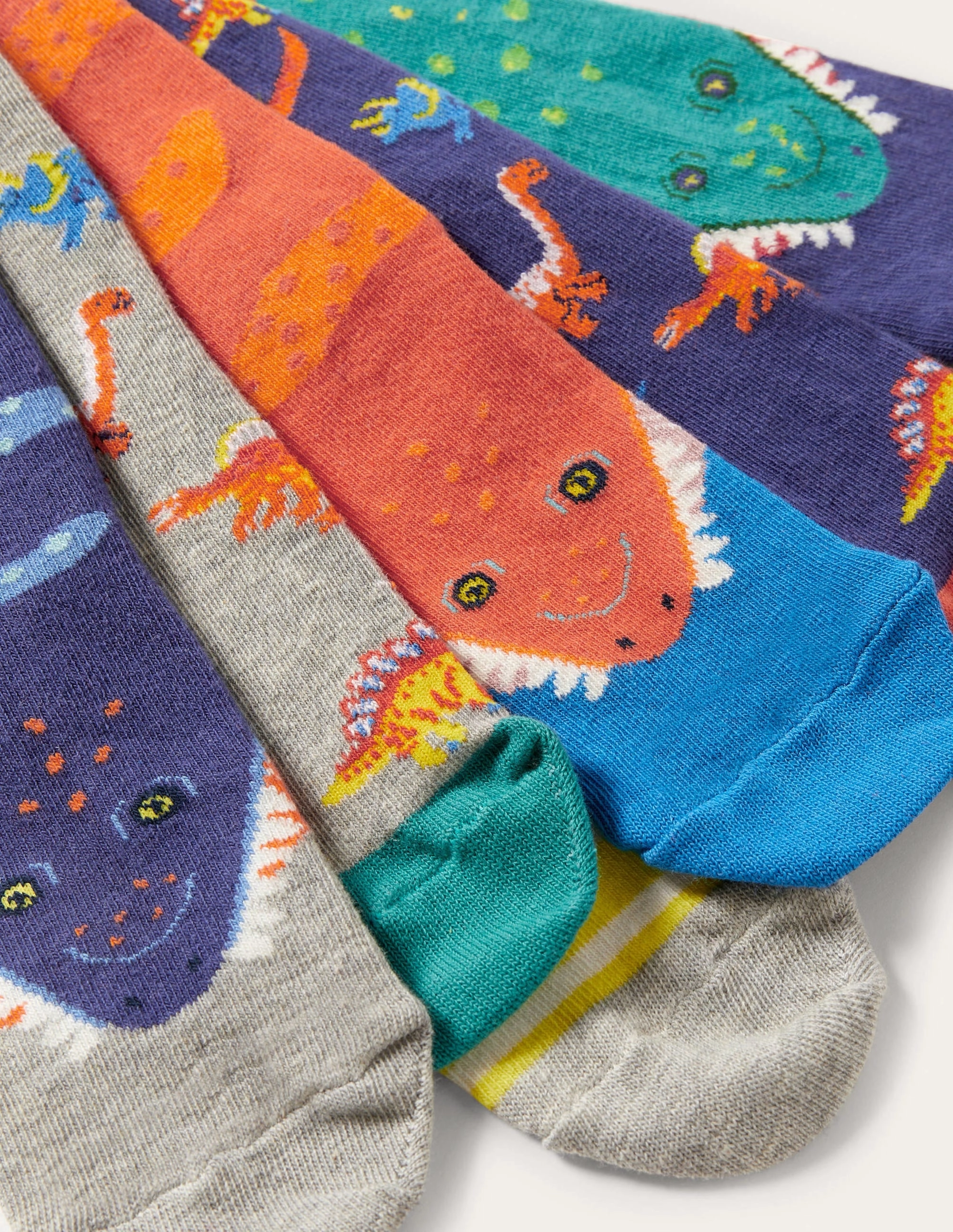 Sock Box 7 Pack-Multi Dinosaurs