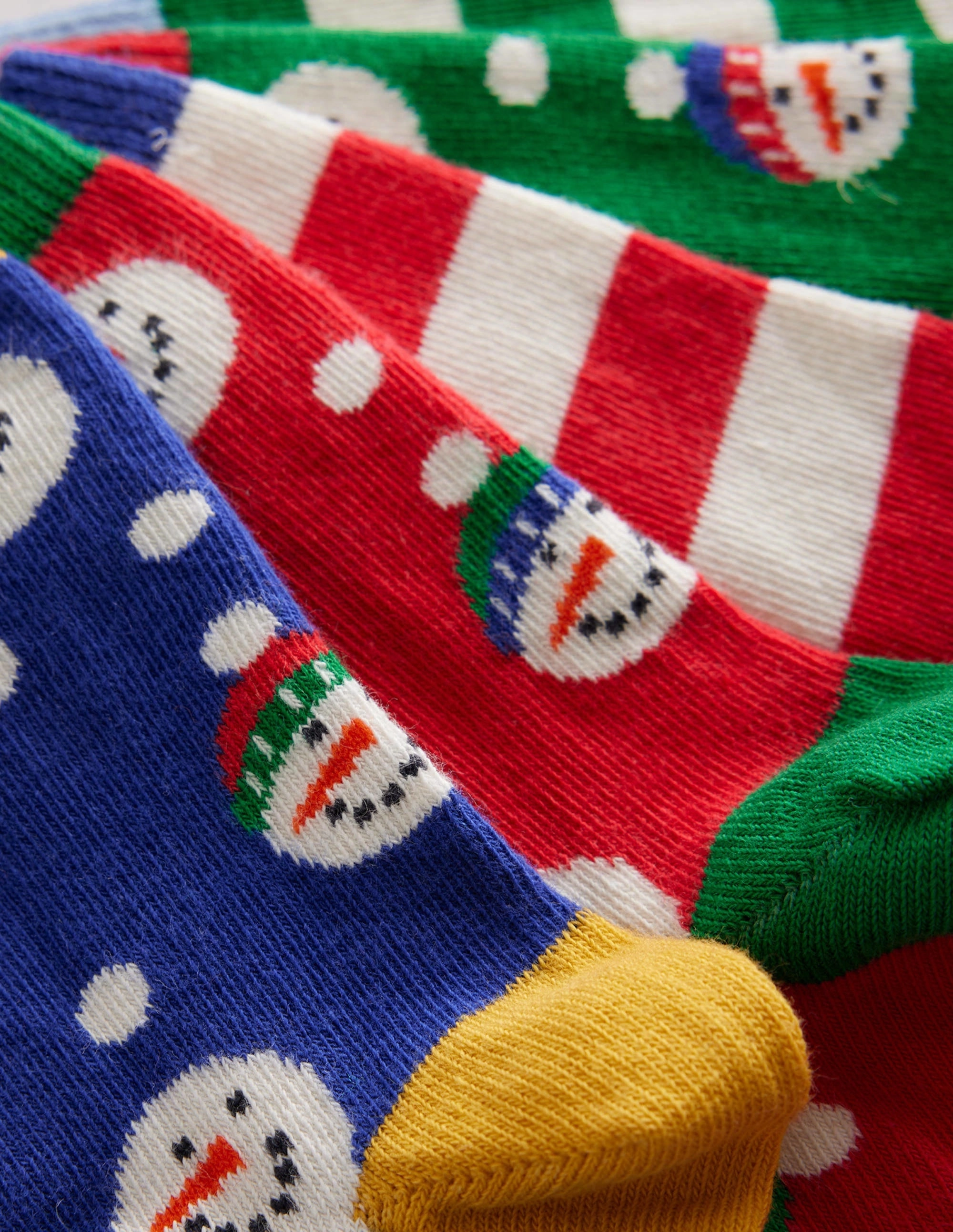 Socks 5 Pack-Festive Stripes