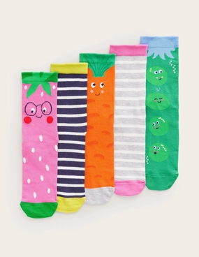 Socks 5 Pack-Fruit and Vegetable