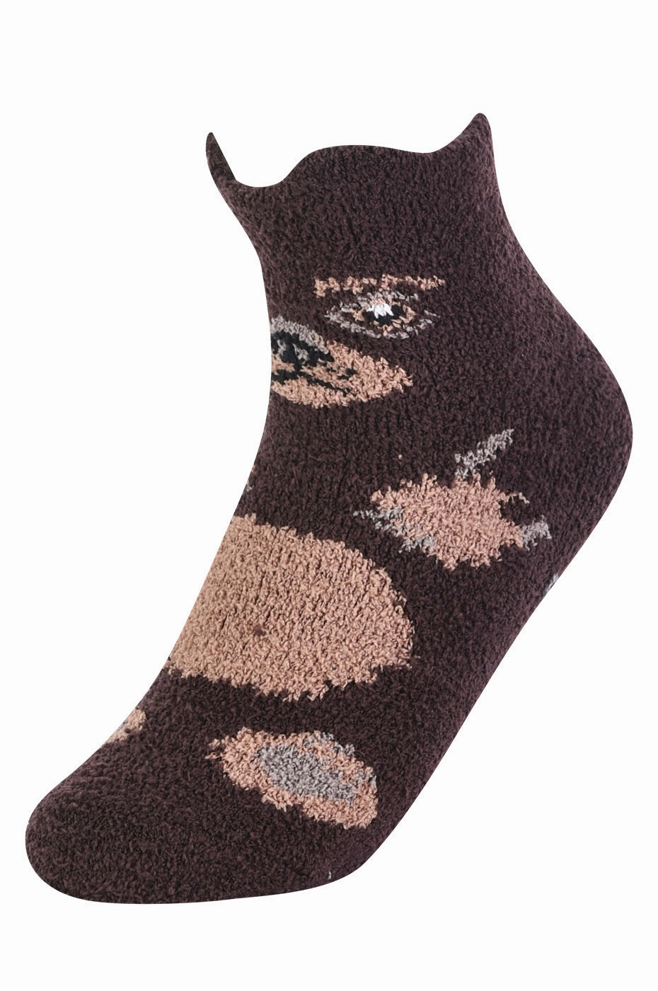 SOFRA COZY PICOT ANIMAL ANKLET W/ GRIPPERS (SSA101)