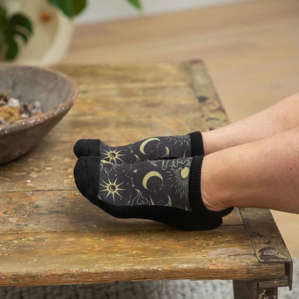 Star & Moon Ankle Socks