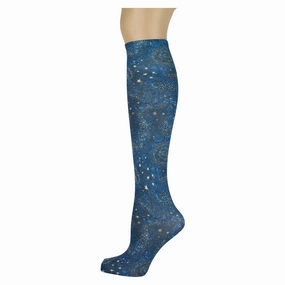 Starry Night Adult Knee Highs