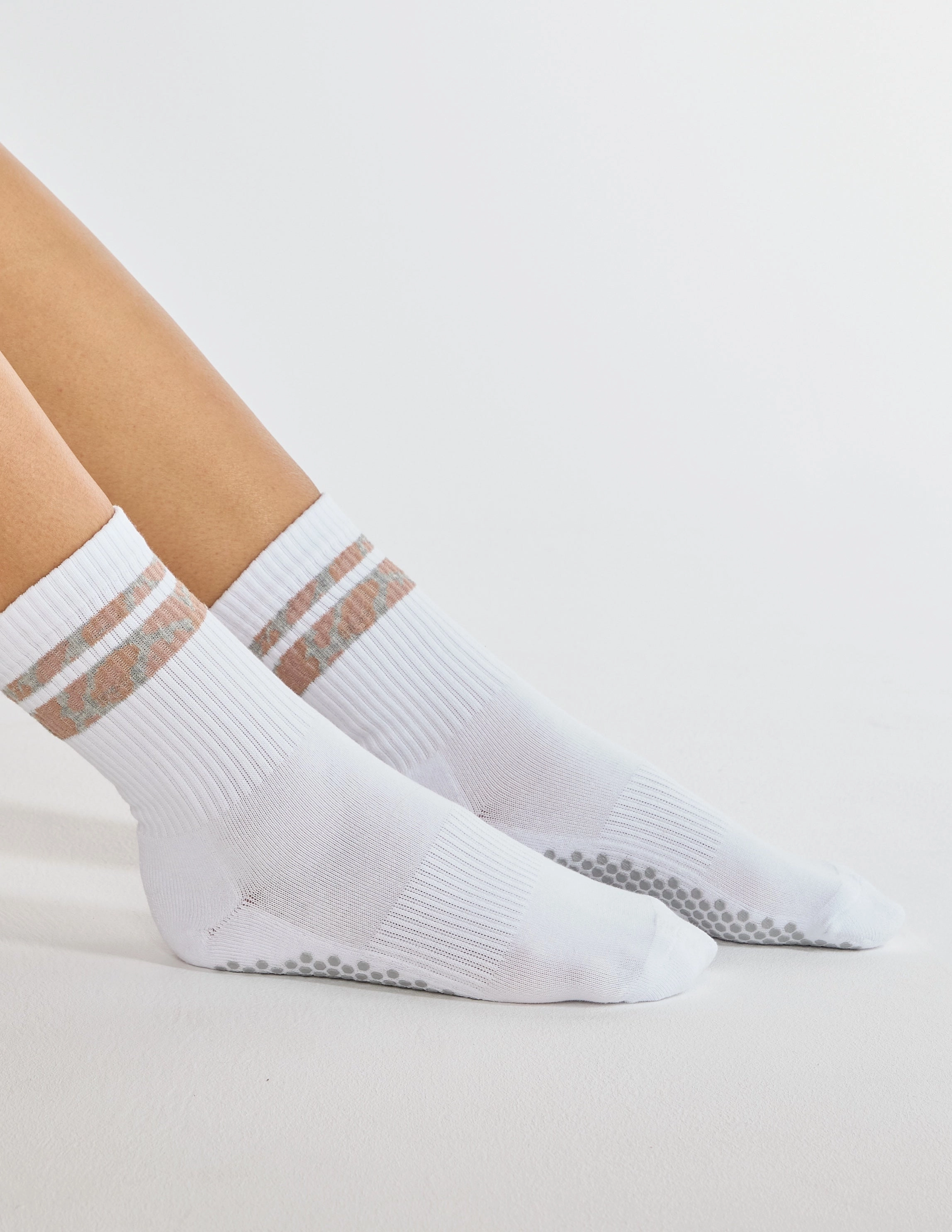 The Animal Print Grip Sock