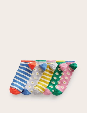 Trainer Socks 5 Pack-Multi Spring