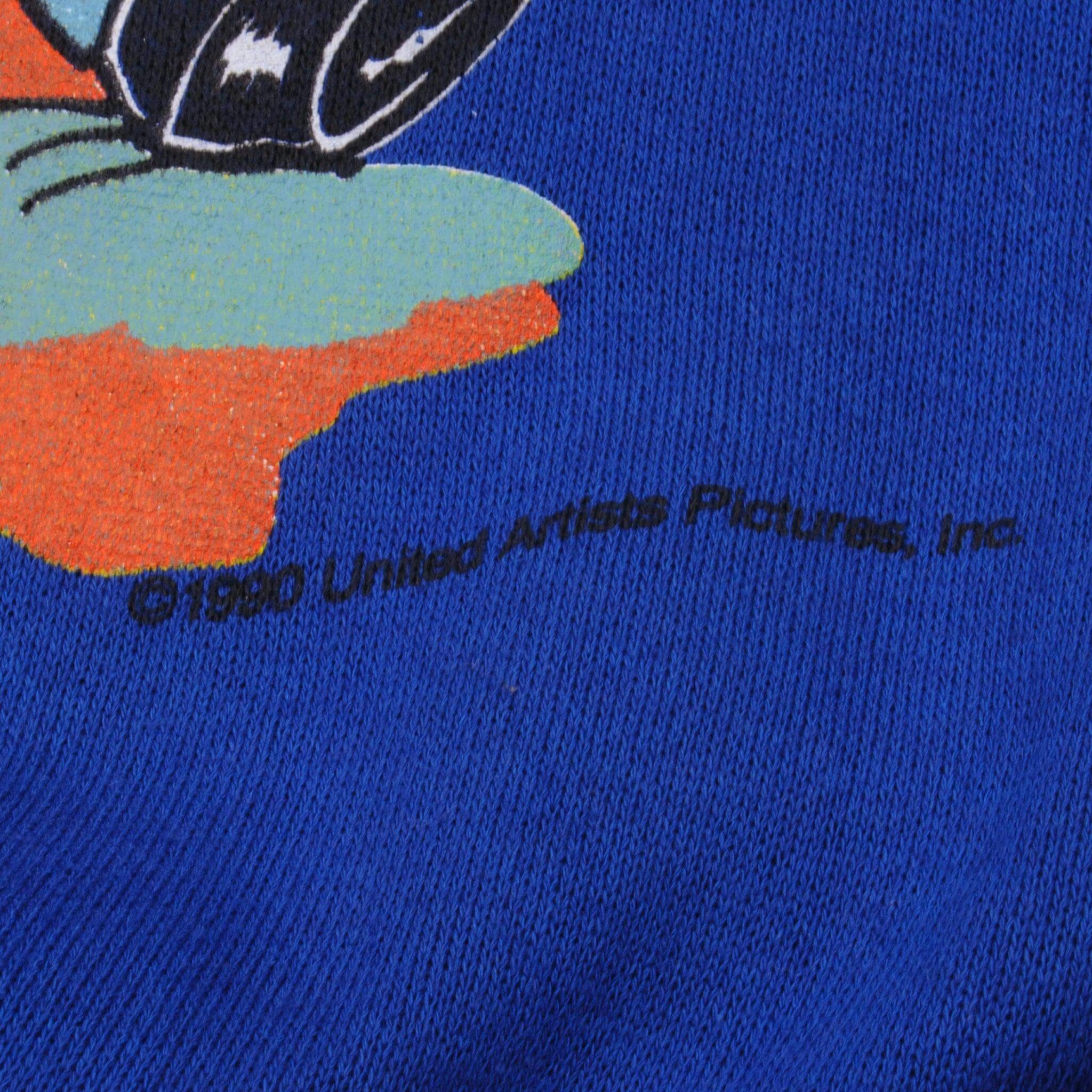 VINTAGE PINK PANTHER CARTOON SWEATSHIRT 1990 LARGE MADE USA