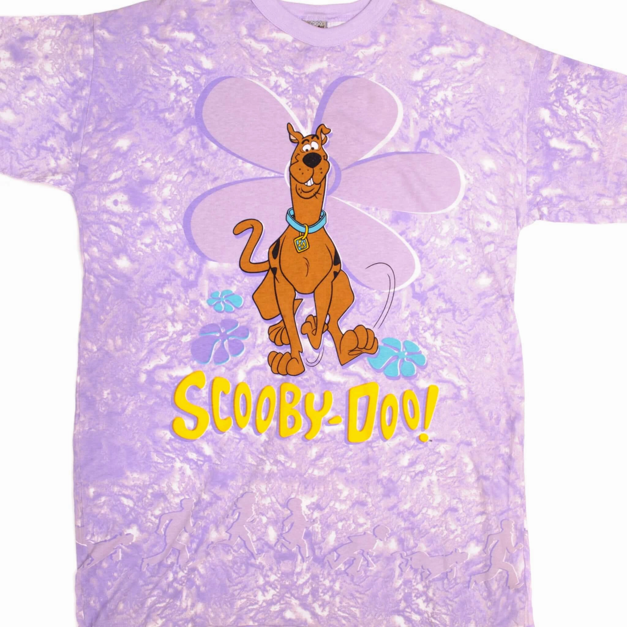 VINTAGE SCOOBY DOO TEE SHIRT 1998 SIZE 2XL MADE IN USA ALL OVER PRINT