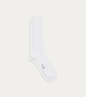 White Cotton Sports Socks