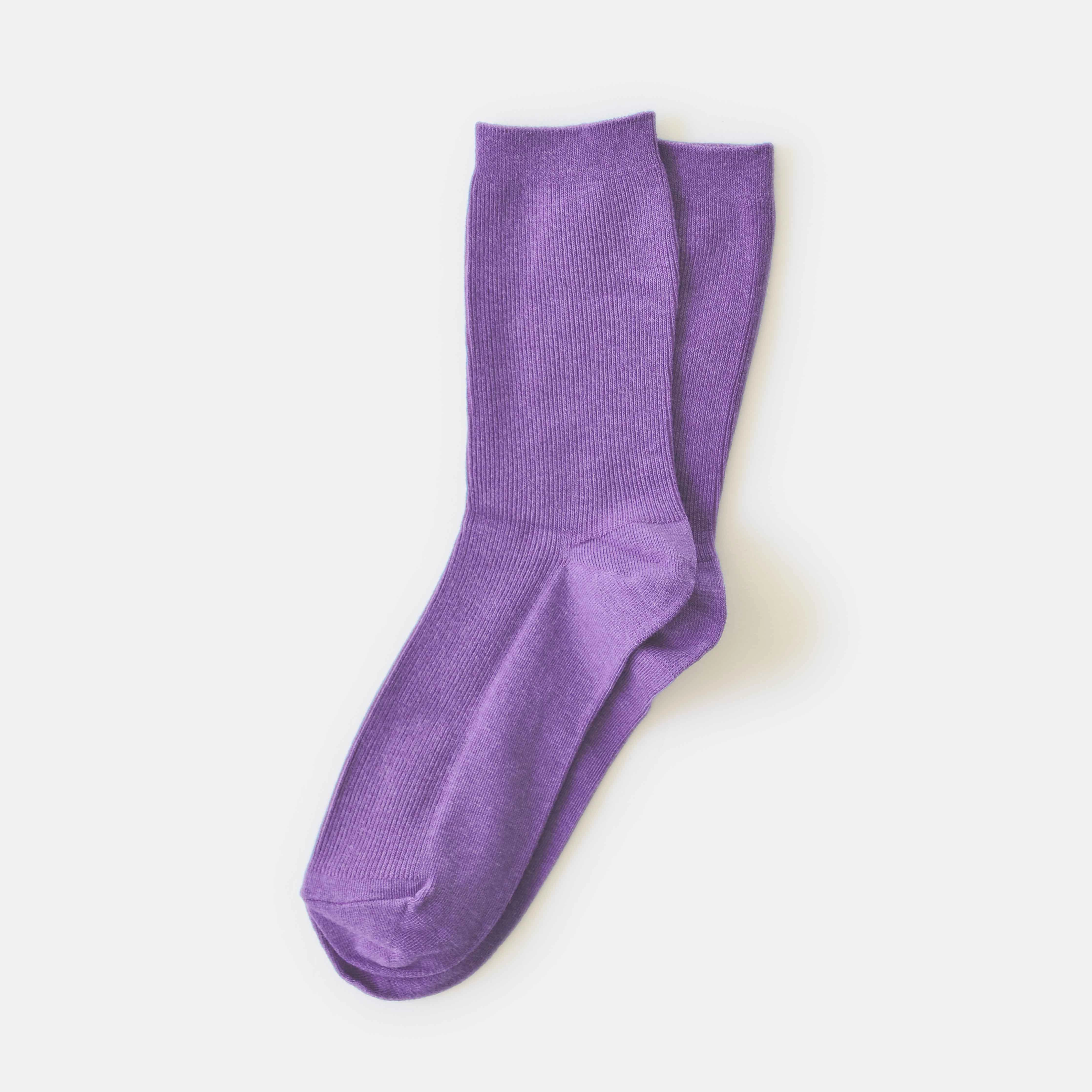 Wisteria Cotton Sock