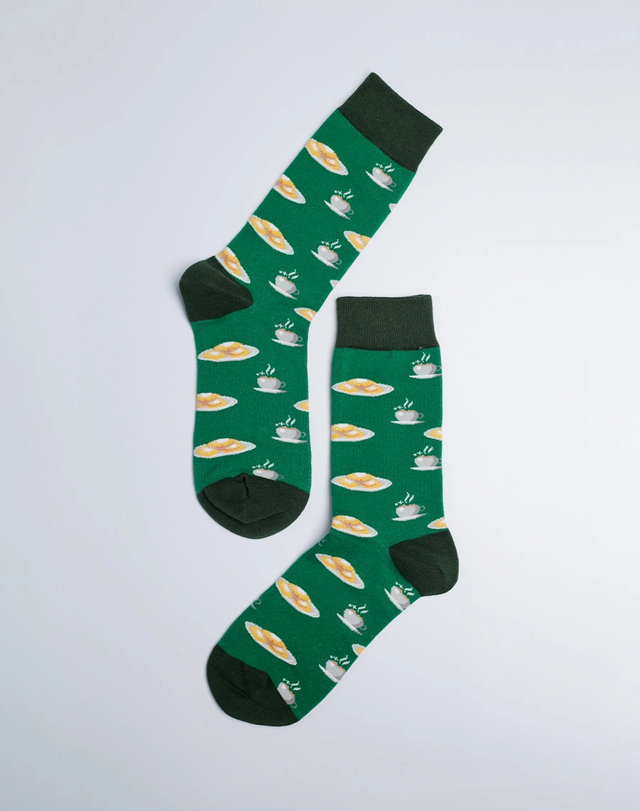 Women's Beignet & Coffee Crew Socks