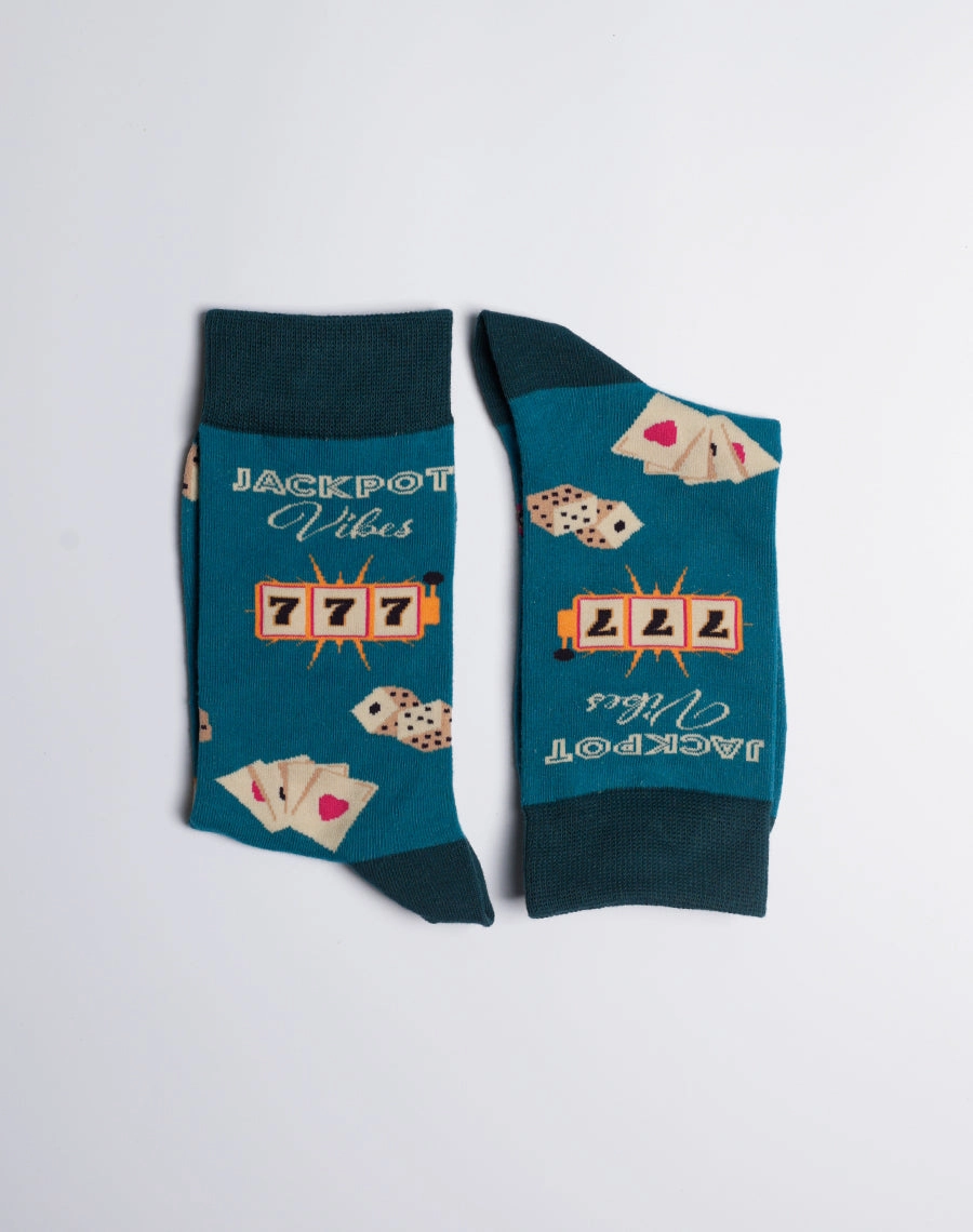 Women's Las Vegas Jackpot Vibes Crew Socks