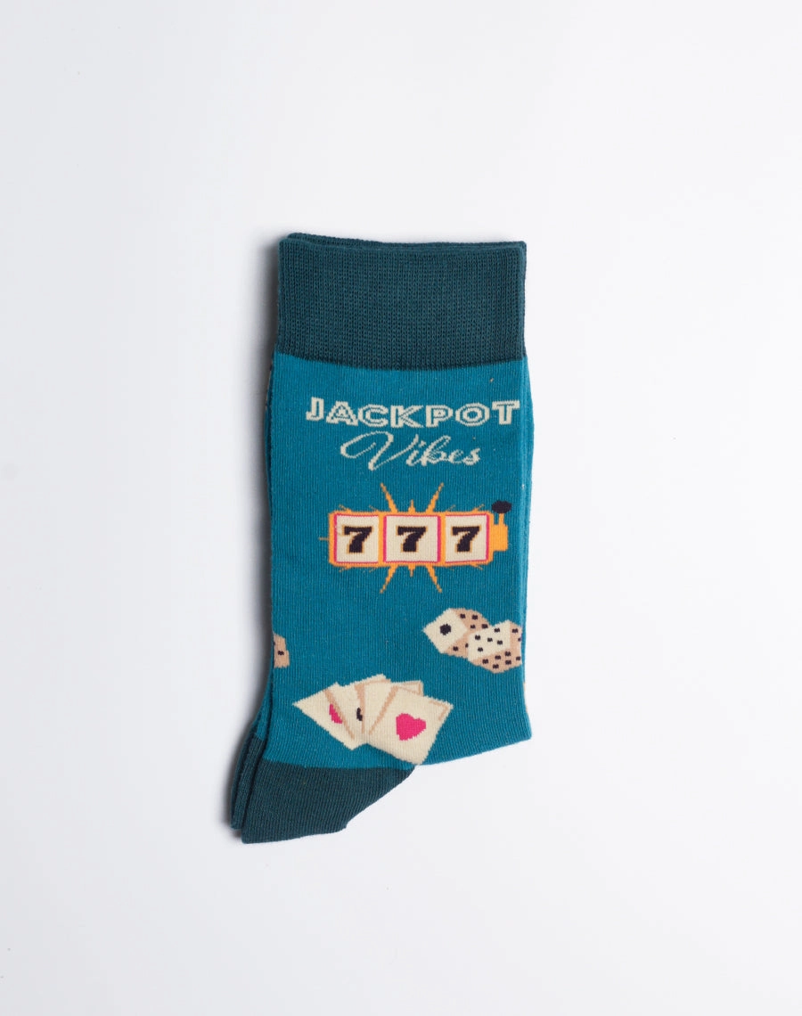 Women's Las Vegas Jackpot Vibes Crew Socks