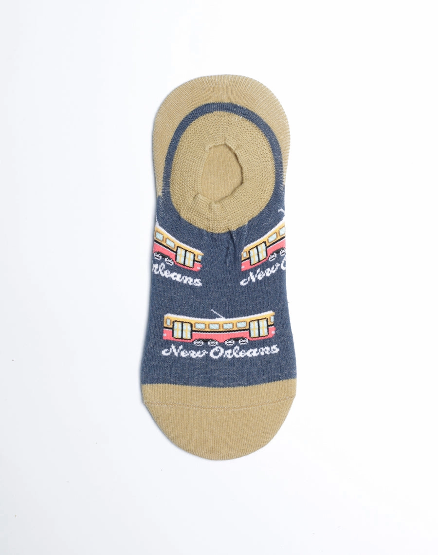 Women's New Orleans Streetcar No Show Socks