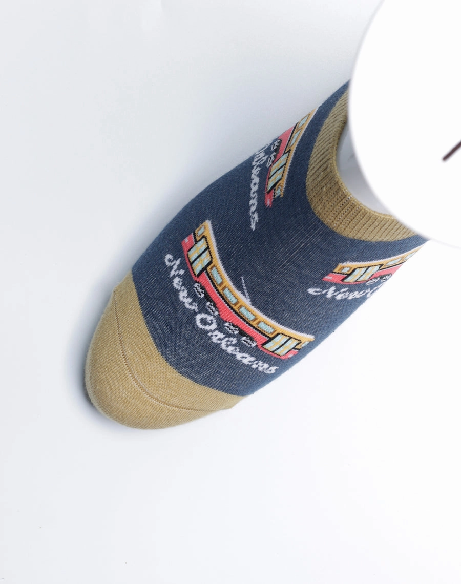 Women's New Orleans Streetcar No Show Socks