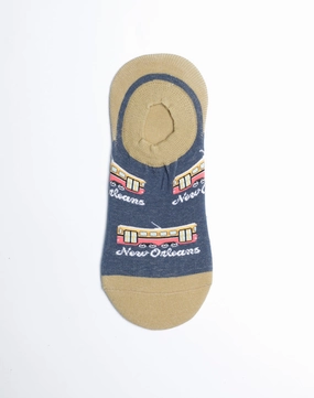 Women's New Orleans Streetcar No Show Socks