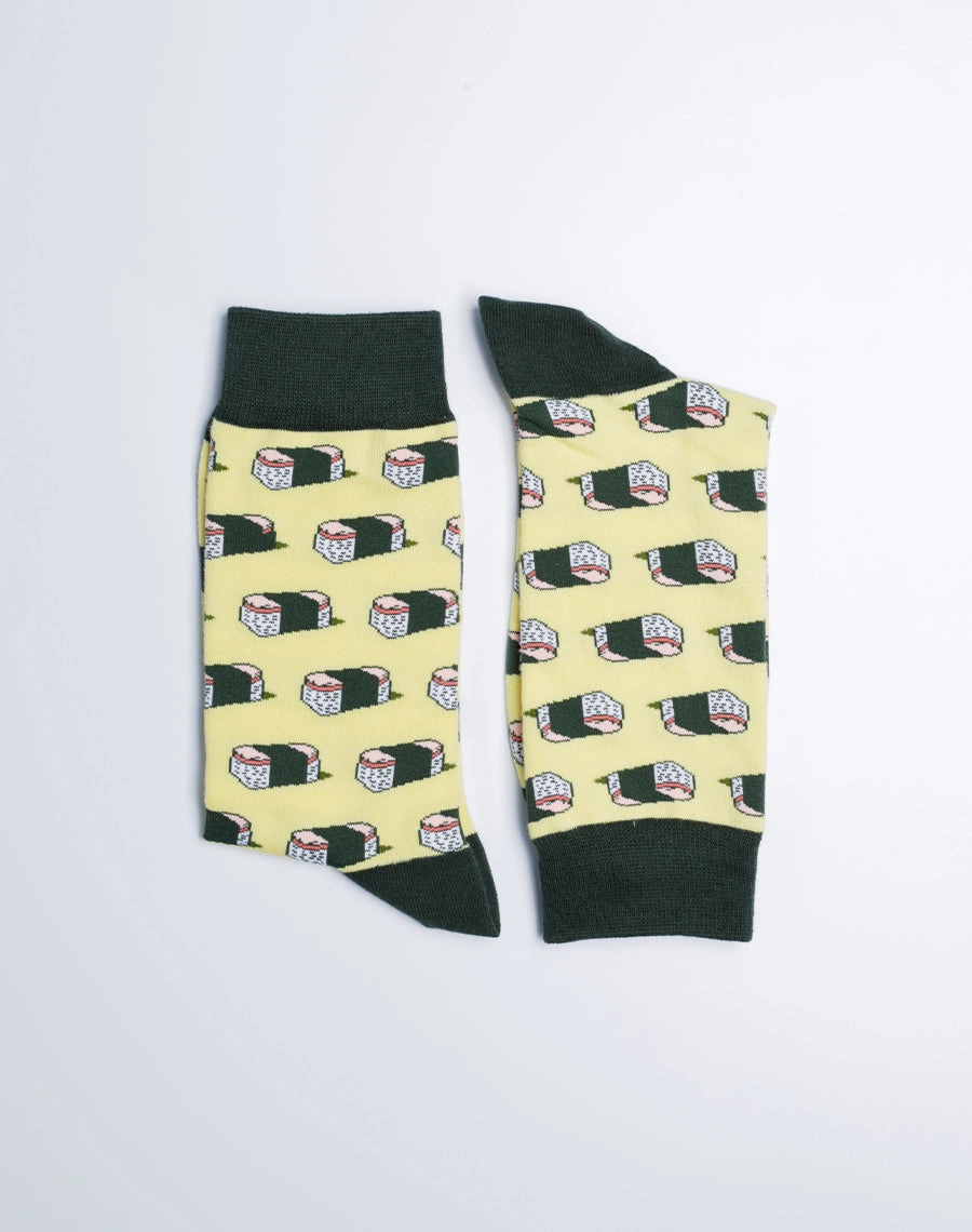 Women's Spam Musubi Hawaiian Crew Socks