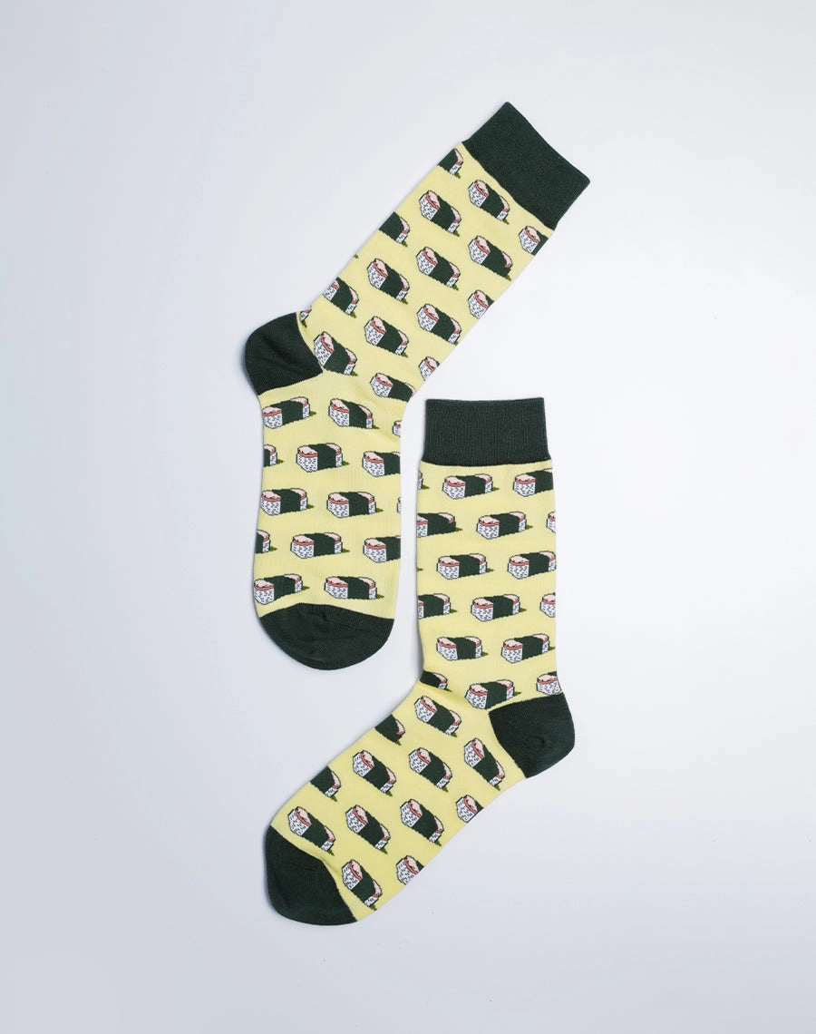 Women's Spam Musubi Hawaiian Crew Socks