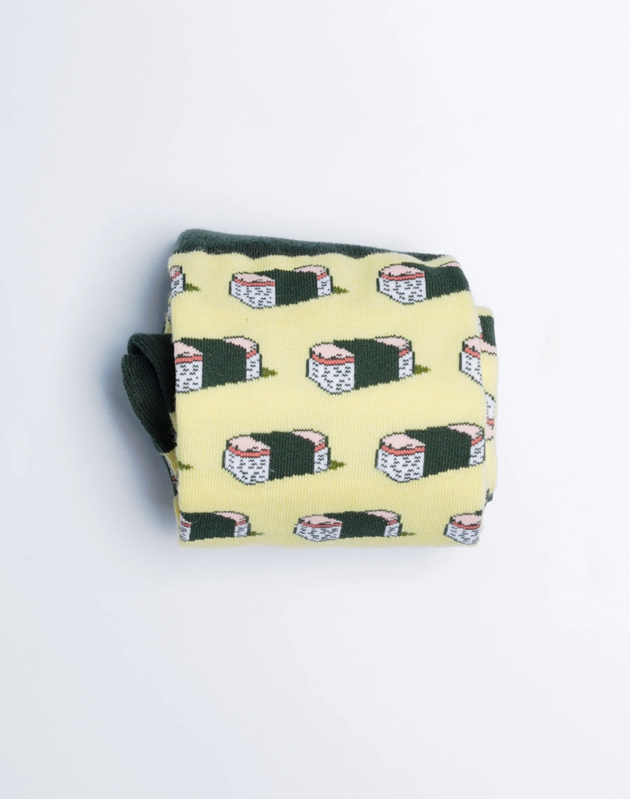 Women's Spam Musubi Hawaiian Crew Socks