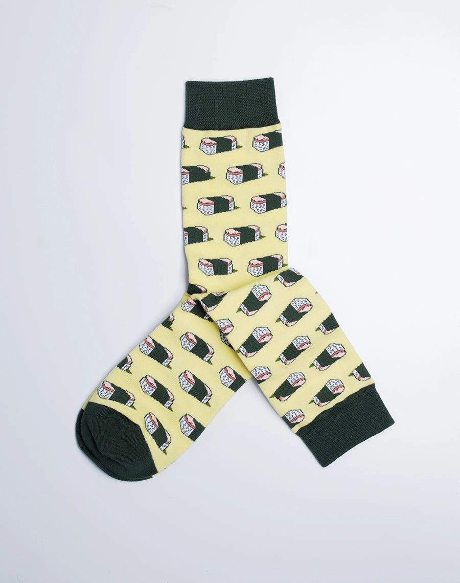 Women's Spam Musubi Hawaiian Crew Socks