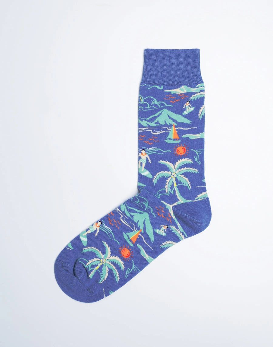 Women’s Tropical Hawaiian Paradise Crew Socks Pack | 3-Pair Bundle