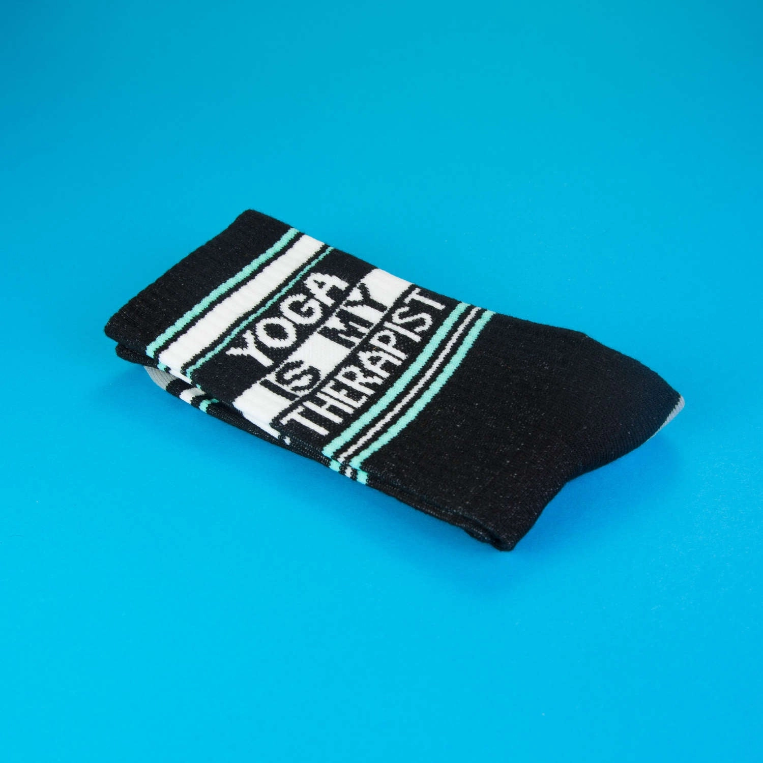 Yoga Is My Therapist - Gym Crew Socks