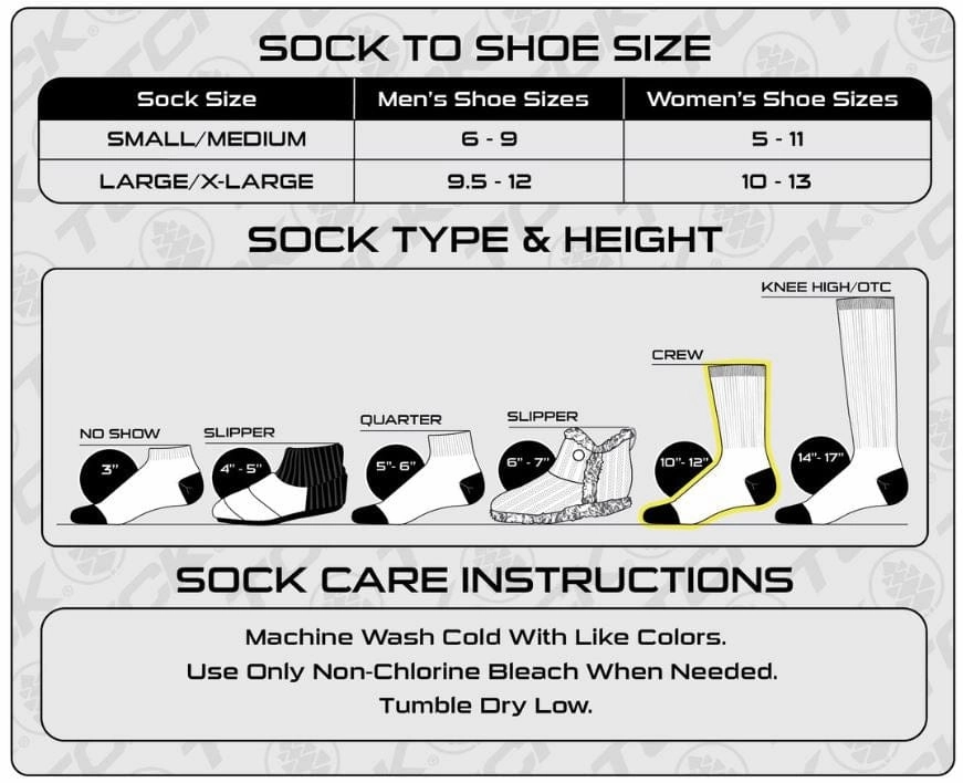 Zip Pocket High Performance Crew Socks